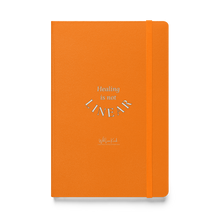 Load image into Gallery viewer, "Healing is not linear" Hardcover bound notebook