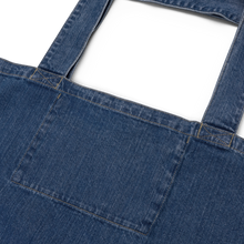 Load image into Gallery viewer, Authenticity is my Aesthetic organic denim tote bag