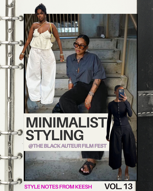 MINIMALIST STYLING @ The Black Auteur Film Festival