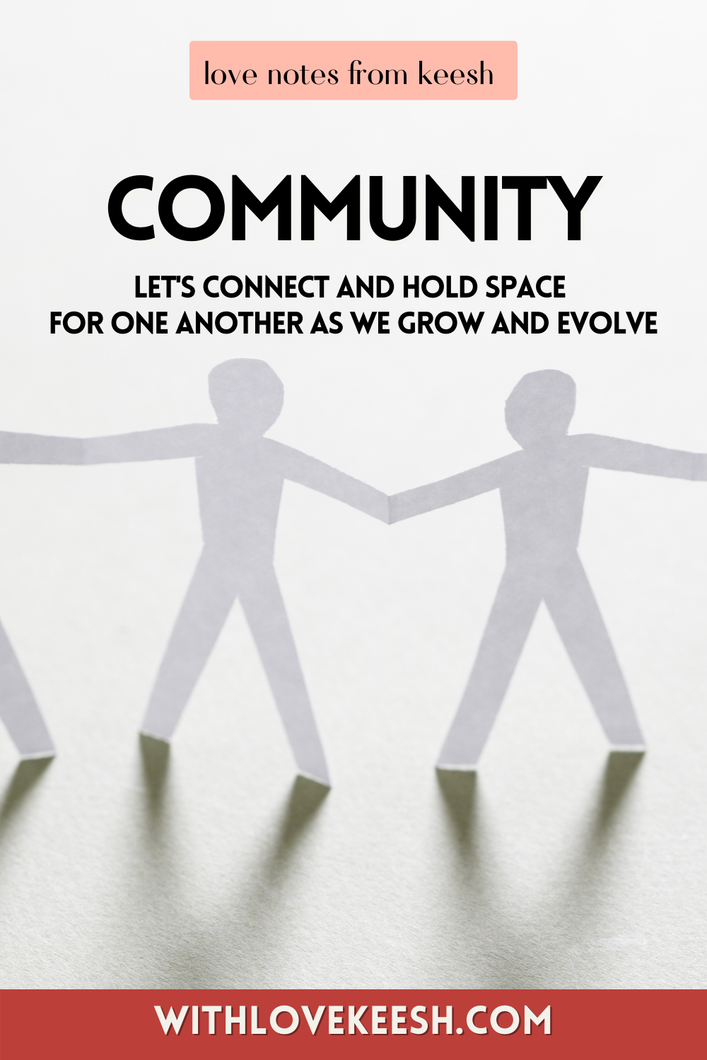 Community: let's connect and hold space for one another as we grow and evolve With Love Keesh aligned community: a safe space for the authentic self