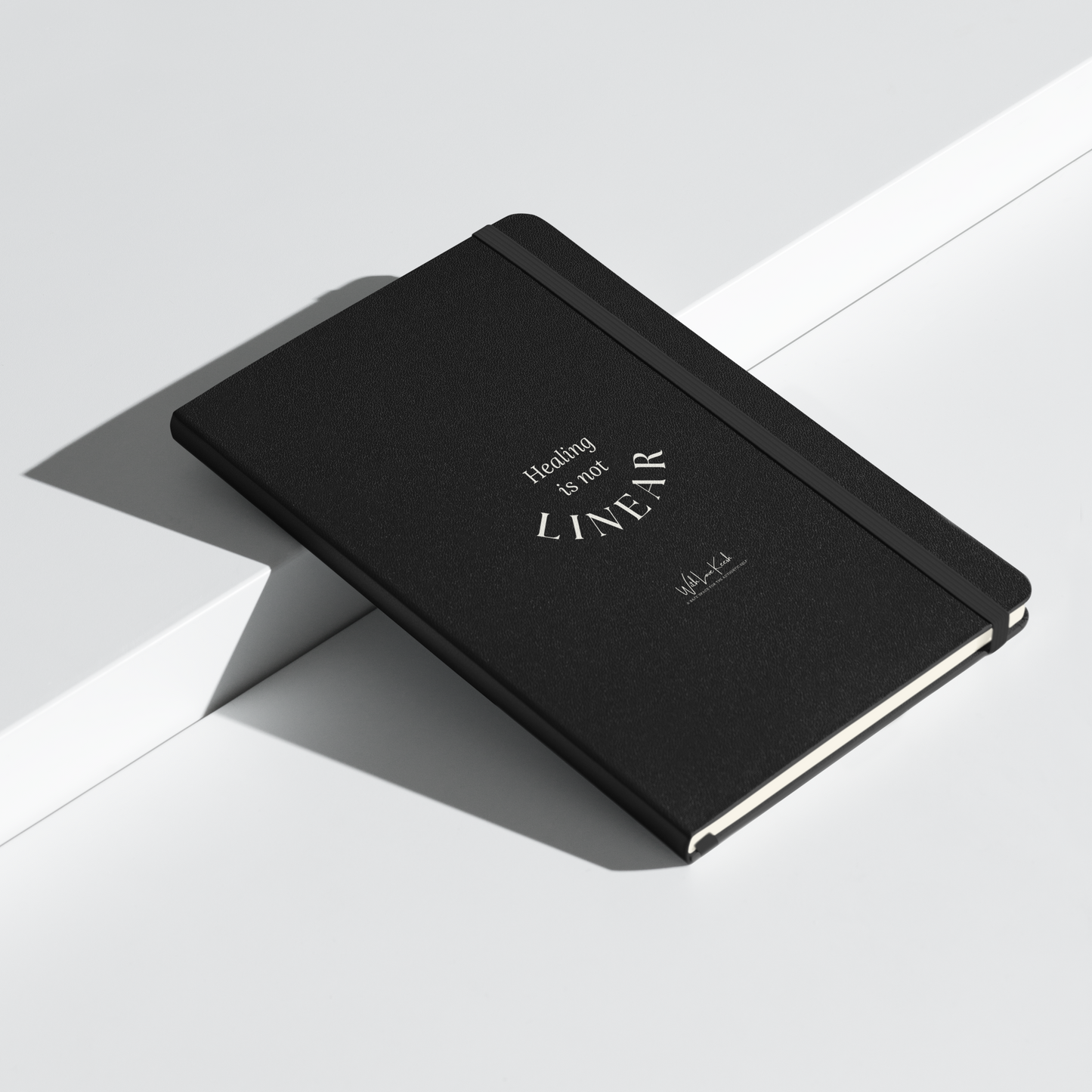 Healing is not linear hardcover notebook journal