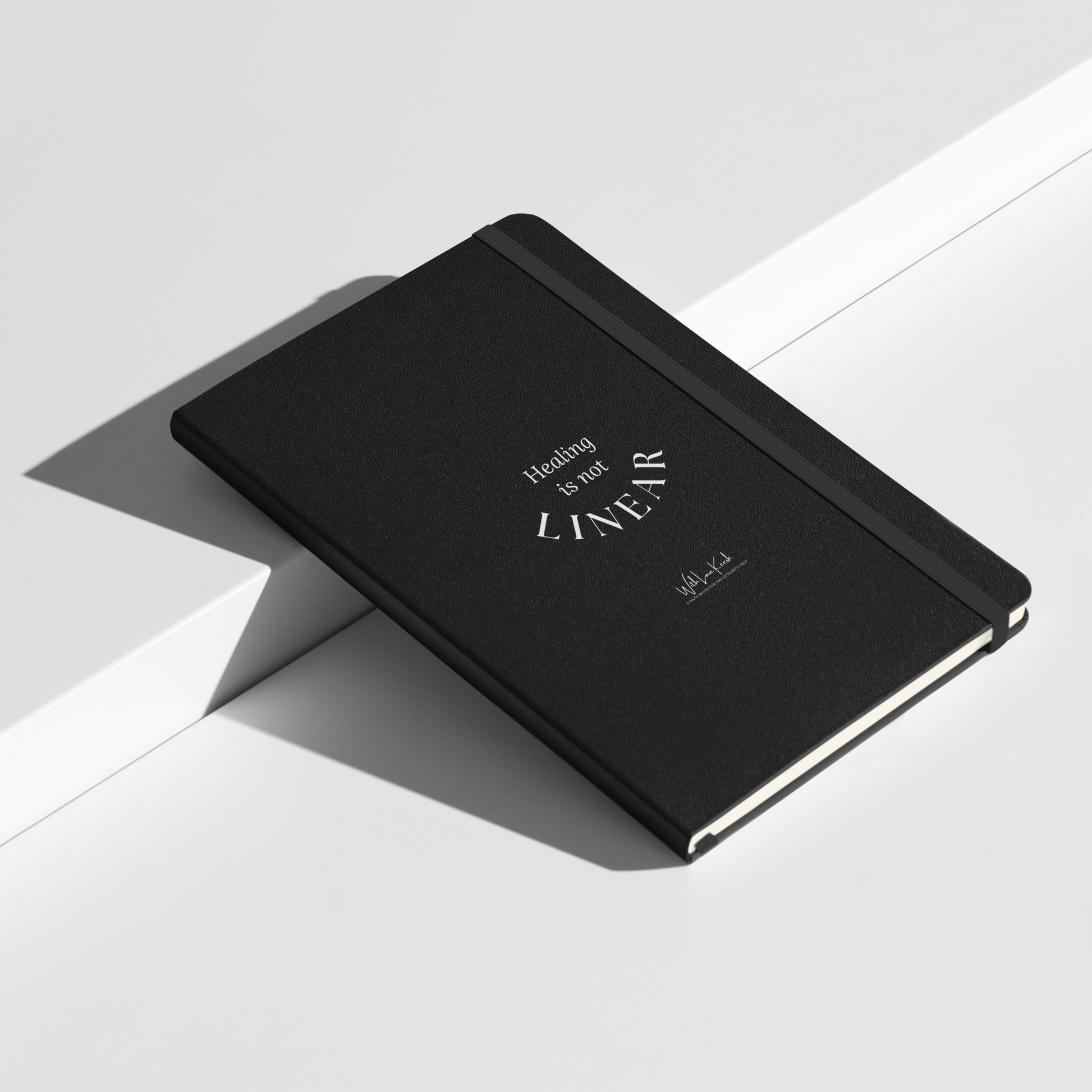 Healing is not linear hardcover notebook journal