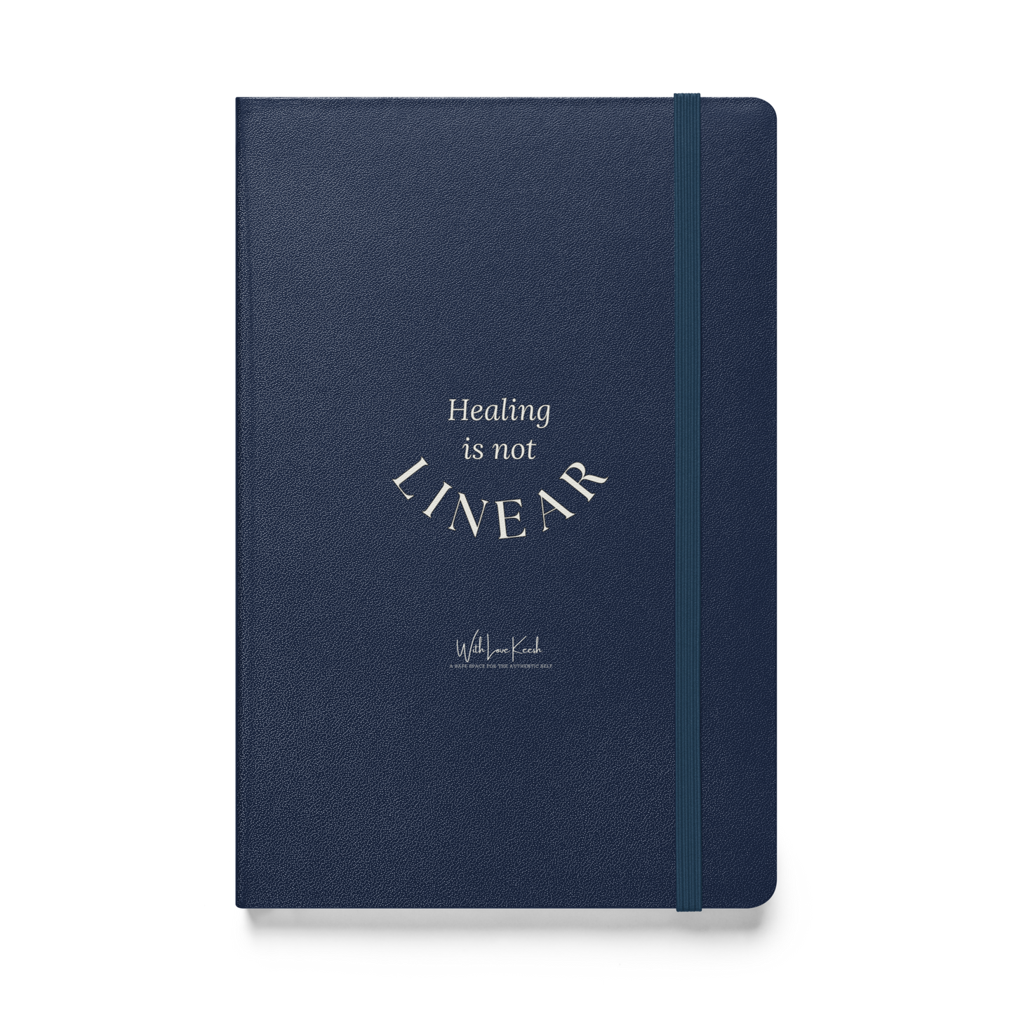 "Healing is not linear" Hardcover bound notebook