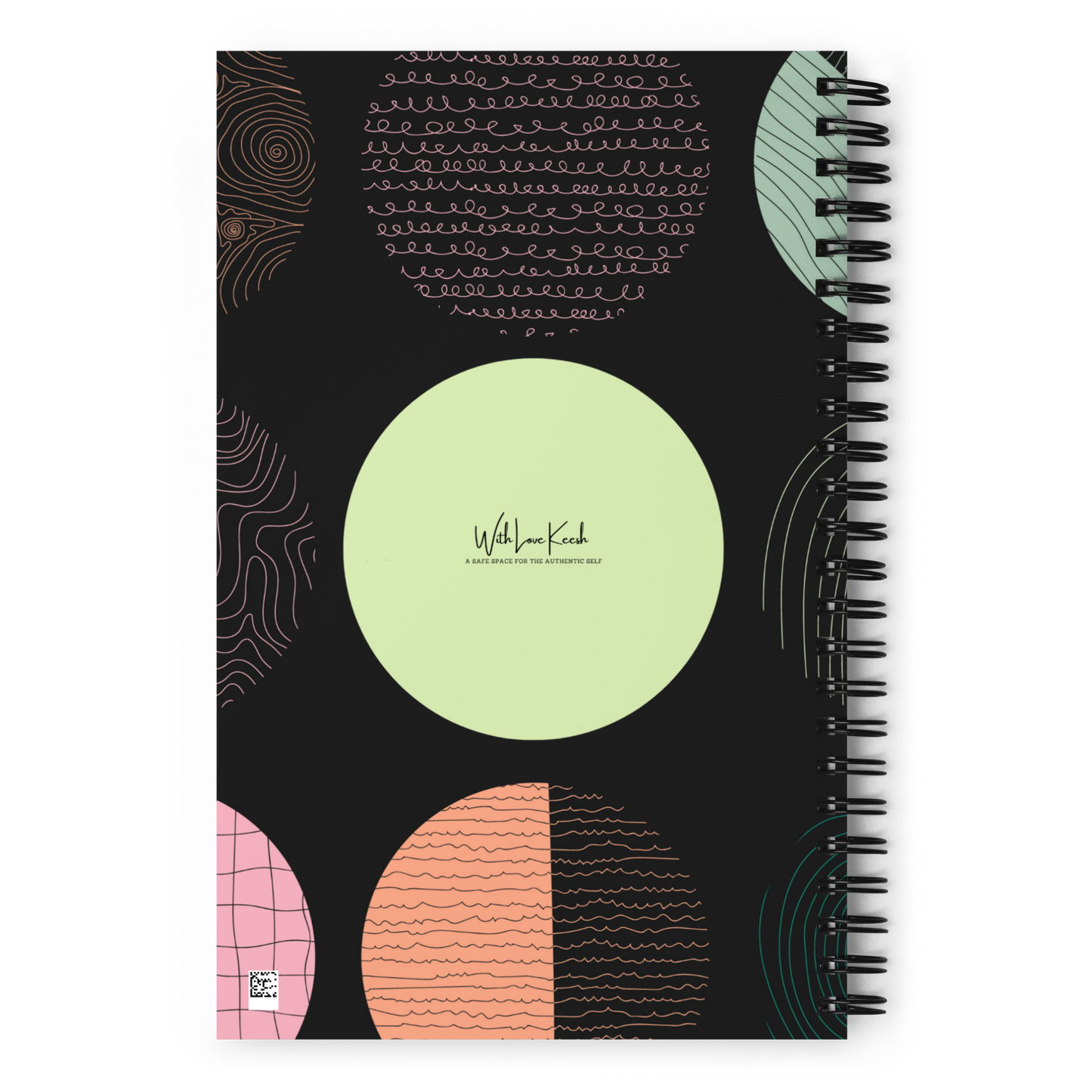 "Healing is not linear" Spiral notebook journal