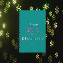 Load and play video in Gallery viewer, Original affirmations created to inspire you to live your authentic truth! Beautiful designs and colors. A safe space where you can journal, write down ideas, take notes or visualize/manifest. This custom wire-bound notebook will be a great daily companion whenever you need to put your thoughts down on paper!
