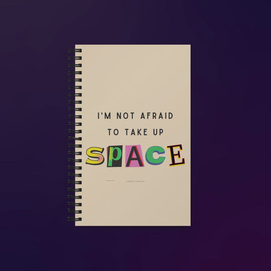 Original affirmations created to inspire you to live your authentic truth! Beautiful designs and colors. A safe space where you can journal, write down ideas, take notes or visualize/manifest. This custom wire-bound notebook will be a great daily companion whenever you need to put your thoughts down on paper!