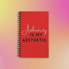 Load and play video in Gallery viewer, Original affirmations created to inspire you to live your authentic truth! Beautiful designs and colors. A safe space where you can journal, write down ideas, take notes or visualize/manifest. This custom wire-bound notebook will be a great daily companion whenever you need to put your thoughts down on paper!

