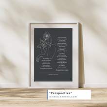 Load image into Gallery viewer, &quot;Perspective&quot; Printable Poetry Wall Art, Wall Decor

