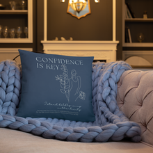 Load image into Gallery viewer, Original poetry created to inspire you to live your authentic truth! Beautiful designs and colors. A strategically placed accent can bring the whole room to life, and this pillow is just what you need to do that. What&#39;s more, the soft, machine-washable case with the shape-retaining insert is a joy to have long afternoon naps on.
