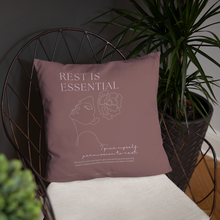 Load image into Gallery viewer, Original poetry created to inspire you to live your authentic truth! Beautiful designs and colors. A strategically placed accent can bring the whole room to life, and this pillow is just what you need to do that. What&#39;s more, the soft, machine-washable case with the shape-retaining insert is a joy to have long afternoon naps on.
