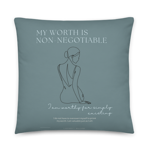 Original poetry created to inspire you to live your authentic truth! Beautiful designs and colors. A strategically placed accent can bring the whole room to life, and this pillow is just what you need to do that. What's more, the soft, machine-washable case with the shape-retaining insert is a joy to have long afternoon naps on.