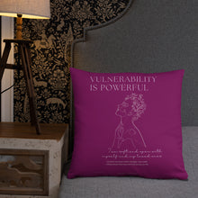 Load image into Gallery viewer, Original poetry created to inspire you to live your authentic truth! Beautiful designs and colors. A strategically placed accent can bring the whole room to life, and this pillow is just what you need to do that. What&#39;s more, the soft, machine-washable case with the shape-retaining insert is a joy to have long afternoon naps on.
