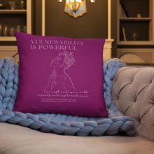 Load image into Gallery viewer, Original poetry created to inspire you to live your authentic truth! Beautiful designs and colors. A strategically placed accent can bring the whole room to life, and this pillow is just what you need to do that. What&#39;s more, the soft, machine-washable case with the shape-retaining insert is a joy to have long afternoon naps on.
