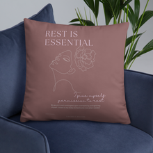 Load image into Gallery viewer, Original poetry created to inspire you to live your authentic truth! Beautiful designs and colors. A strategically placed accent can bring the whole room to life, and this pillow is just what you need to do that. What&#39;s more, the soft, machine-washable case with the shape-retaining insert is a joy to have long afternoon naps on.
