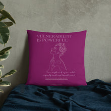 Load image into Gallery viewer, Original poetry created to inspire you to live your authentic truth! Beautiful designs and colors. A strategically placed accent can bring the whole room to life, and this pillow is just what you need to do that. What&#39;s more, the soft, machine-washable case with the shape-retaining insert is a joy to have long afternoon naps on.
