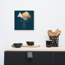 Load image into Gallery viewer, Original poetry created to inspire you to live your authentic truth! Beautiful designs and colors. Looking to add a little flair to your room or office? Look no further - this canvas print has a vivid, fade-resistant print that you&#39;re bound to fall in love with.
