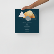 Load image into Gallery viewer, Original poetry created to inspire you to live your authentic truth! Beautiful designs and colors. Looking to add a little flair to your room or office? Look no further - this canvas print has a vivid, fade-resistant print that you&#39;re bound to fall in love with.
