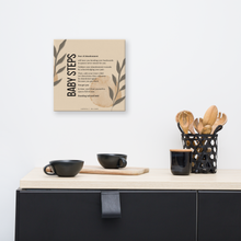 Load image into Gallery viewer, Original poetry created to inspire you to live your authentic truth! Beautiful designs and colors. Looking to add a little flair to your room or office? Look no further - this canvas print has a vivid, fade-resistant print that you&#39;re bound to fall in love with.
