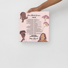 Load image into Gallery viewer, Original poetry created to inspire you to live your authentic truth! Beautiful designs and colors. Looking to add a little flair to your room or office? Look no further - this canvas print has a vivid, fade-resistant print that you&#39;re bound to fall in love with.
