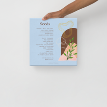Load image into Gallery viewer, Original poetry created to inspire you to live your authentic truth! Beautiful designs and colors. Looking to add a little flair to your room or office? Look no further - this canvas print has a vivid, fade-resistant print that you&#39;re bound to fall in love with.
