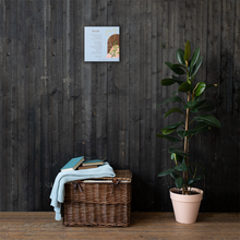 Load image into Gallery viewer, Original poetry created to inspire you to live your authentic truth! Beautiful designs and colors. Looking to add a little flair to your room or office? Look no further - this canvas print has a vivid, fade-resistant print that you&#39;re bound to fall in love with.
