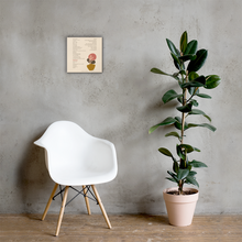 Load image into Gallery viewer, Original poetry created to inspire you to live your authentic truth! Beautiful designs and colors. Looking to add a little flair to your room or office? Look no further - this canvas print has a vivid, fade-resistant print that you&#39;re bound to fall in love with.
