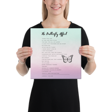 Load image into Gallery viewer, Original poetry created to inspire you to live your authentic truth! Beautiful designs and colors. Looking to add a little flair to your room or office? Look no further - this canvas print has a vivid, fade-resistant print that you&#39;re bound to fall in love with.
