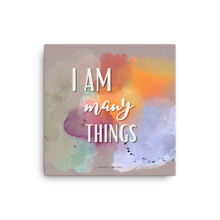 Load image into Gallery viewer, Original poetry created to inspire you to live your authentic truth! Beautiful designs and colors. Looking to add a little flair to your room or office? Look no further - this canvas print has a vivid, fade-resistant print that you&#39;re bound to fall in love with.

