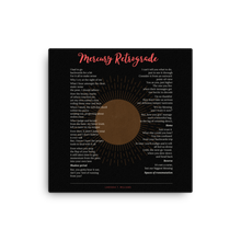 Load image into Gallery viewer, Original poetry created to inspire you to live your authentic truth! Beautiful designs and colors. Looking to add a little flair to your room or office? Look no further - this canvas print has a vivid, fade-resistant print that you&#39;re bound to fall in love with.
