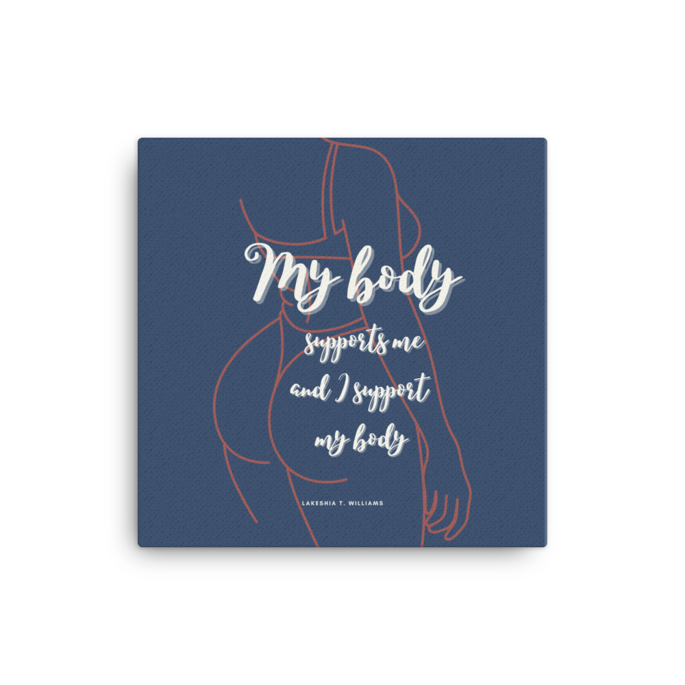 Original poetry created to inspire you to live your authentic truth! Beautiful designs and colors. Looking to add a little flair to your room or office? Look no further - this canvas print has a vivid, fade-resistant print that you're bound to fall in love with.