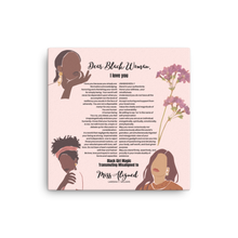 Load image into Gallery viewer, Original poetry created to inspire you to live your authentic truth! Beautiful designs and colors. Looking to add a little flair to your room or office? Look no further - this canvas print has a vivid, fade-resistant print that you&#39;re bound to fall in love with.
