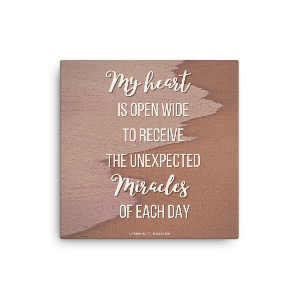 Original poetry created to inspire you to live your authentic truth! Beautiful designs and colors. Looking to add a little flair to your room or office? Look no further - this canvas print has a vivid, fade-resistant print that you're bound to fall in love with.