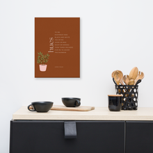 Load image into Gallery viewer, Original poetry created to inspire you to live your authentic truth! Beautiful designs and colors. Looking to add a little flair to your room or office? Look no further - this canvas print has a vivid, fade-resistant print that you&#39;re bound to fall in love with.
