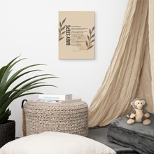 Load image into Gallery viewer, Original poetry created to inspire you to live your authentic truth! Beautiful designs and colors. Looking to add a little flair to your room or office? Look no further - this canvas print has a vivid, fade-resistant print that you&#39;re bound to fall in love with.
