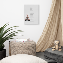 Load image into Gallery viewer, Original poetry created to inspire you to live your authentic truth! Beautiful designs and colors. Looking to add a little flair to your room or office? Look no further - this canvas print has a vivid, fade-resistant print that you&#39;re bound to fall in love with.
