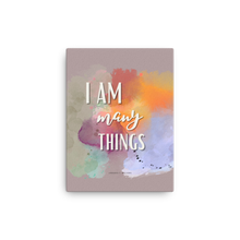 Load image into Gallery viewer, Original poetry created to inspire you to live your authentic truth! Beautiful designs and colors. Looking to add a little flair to your room or office? Look no further - this canvas print has a vivid, fade-resistant print that you&#39;re bound to fall in love with.
