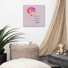 Load image into Gallery viewer, Original affirmations created to inspire you to live your authentic truth! Beautiful designs and colors. Looking to add a little flair to your room or office? Look no further - this canvas print has a vivid, fade-resistant print that you&#39;re bound to fall in love with.
