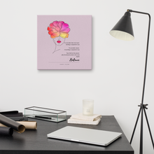 Load image into Gallery viewer, Original affirmations created to inspire you to live your authentic truth! Beautiful designs and colors. Looking to add a little flair to your room or office? Look no further - this canvas print has a vivid, fade-resistant print that you&#39;re bound to fall in love with.
