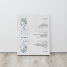 Load image into Gallery viewer, Original affirmations created to inspire you to live your authentic truth! Beautiful designs and colors. Looking to add a little flair to your room or office? Look no further - this canvas print has a vivid, fade-resistant print that you&#39;re bound to fall in love with.

