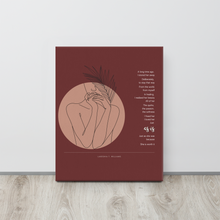 Load image into Gallery viewer, Original affirmations created to inspire you to live your authentic truth! Beautiful designs and colors. Looking to add a little flair to your room or office? Look no further - this canvas print has a vivid, fade-resistant print that you&#39;re bound to fall in love with.
