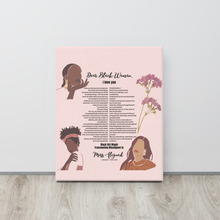 Load image into Gallery viewer, Original poetry created to inspire you to live your authentic truth! Beautiful designs and colors. Looking to add a little flair to your room or office? Look no further - this canvas print has a vivid, fade-resistant print that you&#39;re bound to fall in love with.
