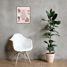 Load image into Gallery viewer, Original poetry created to inspire you to live your authentic truth! Beautiful designs and colors. Looking to add a little flair to your room or office? Look no further - this canvas print has a vivid, fade-resistant print that you&#39;re bound to fall in love with.
