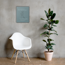 Load image into Gallery viewer, Original poetry created to inspire you to live your authentic truth! Beautiful designs and colors. Looking to add a little flair to your room or office? Look no further - this canvas print has a vivid, fade-resistant print that you&#39;re bound to fall in love with.
