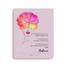 Load image into Gallery viewer, Original affirmations created to inspire you to live your authentic truth! Beautiful designs and colors. Looking to add a little flair to your room or office? Look no further - this canvas print has a vivid, fade-resistant print that you&#39;re bound to fall in love with.
