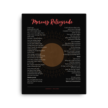 Load image into Gallery viewer, Original poetry created to inspire you to live your authentic truth! Beautiful designs and colors. Looking to add a little flair to your room or office? Look no further - this canvas print has a vivid, fade-resistant print that you&#39;re bound to fall in love with.

