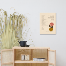 Load image into Gallery viewer, Original poetry created to inspire you to live your authentic truth! Beautiful designs and colors. Looking to add a little flair to your room or office? Look no further - this canvas print has a vivid, fade-resistant print that you&#39;re bound to fall in love with.
