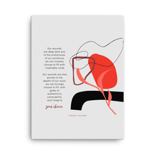 Load image into Gallery viewer, Original poetry created to inspire you to live your authentic truth! Beautiful designs and colors. Looking to add a little flair to your room or office? Look no further - this canvas print has a vivid, fade-resistant print that you&#39;re bound to fall in love with.
