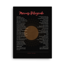 Load image into Gallery viewer, Original poetry created to inspire you to live your authentic truth! Beautiful designs and colors. Looking to add a little flair to your room or office? Look no further - this canvas print has a vivid, fade-resistant print that you&#39;re bound to fall in love with.
