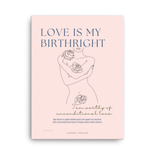 Load image into Gallery viewer, Original poetry created to inspire you to live your authentic truth! Beautiful designs and colors. Looking to add a little flair to your room or office? Look no further - this canvas print has a vivid, fade-resistant print that you&#39;re bound to fall in love with.

