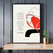Load image into Gallery viewer, Positive and powerful original poems for self love, healing journeys, shadow work, inner child healing, inspirational quotes, divine feminine energy healing, motivational poems perfect for poetry lovers.
